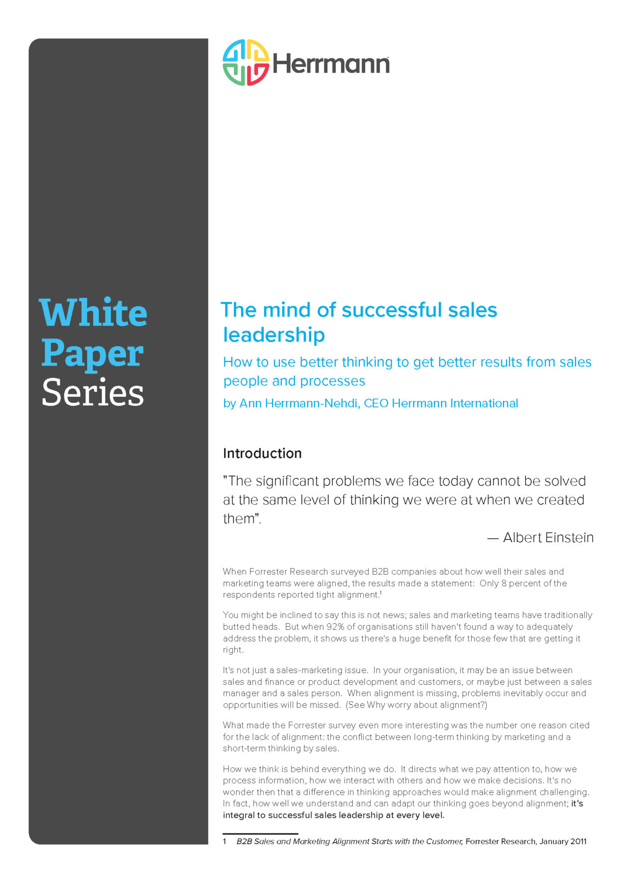 White Paper - Sales Leadership